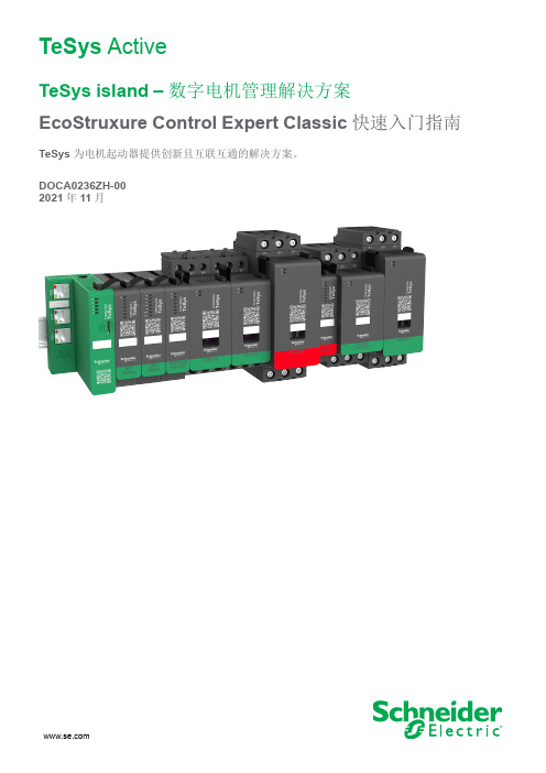 施耐德TeSys岛-EcoStruxure控制专家经典快速入门指南 说明书