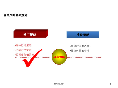 推广及销售整体节奏ppt课件