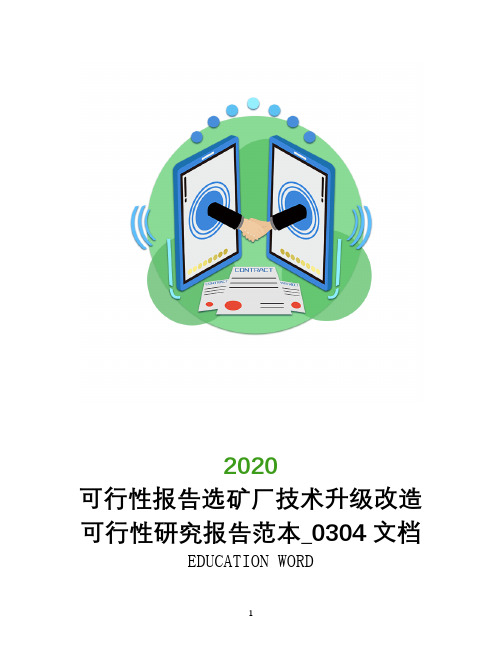 可行性报告选矿厂技术升级改造可行性研究报告范本_0304文档