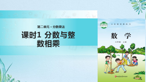 六年级上册数学课件-2 分数乘法 课时1∣苏教版(2018秋)(共17张PPT)