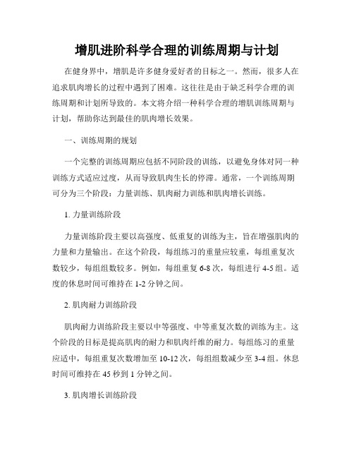 增肌进阶科学合理的训练周期与计划