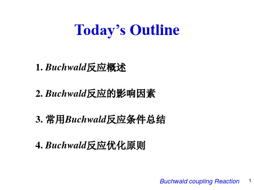 Buchwald反应的进展