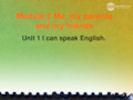 七年级英语上册 Module 2 Unit 1 I can speak English课件2 外研版