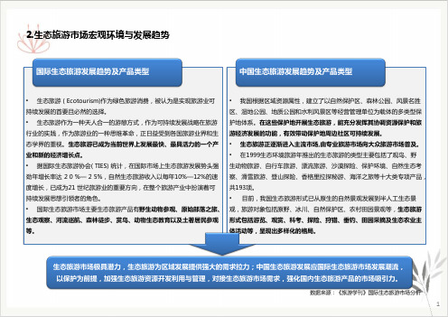 生态旅游市场分析及案例借鉴PPT课件