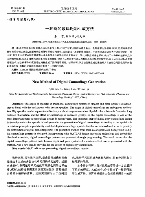 一种新的数码迷彩生成方法