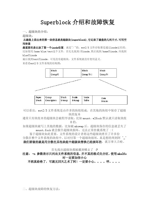 superblock恢复