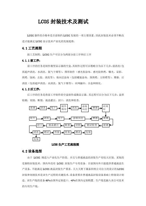 LCOS封装技术及测试