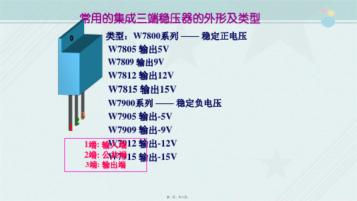 电子信息工程技术《集成稳压器》