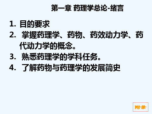 药理学重点
