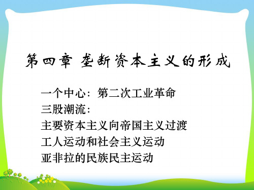 垄断资本主义的形成-课件