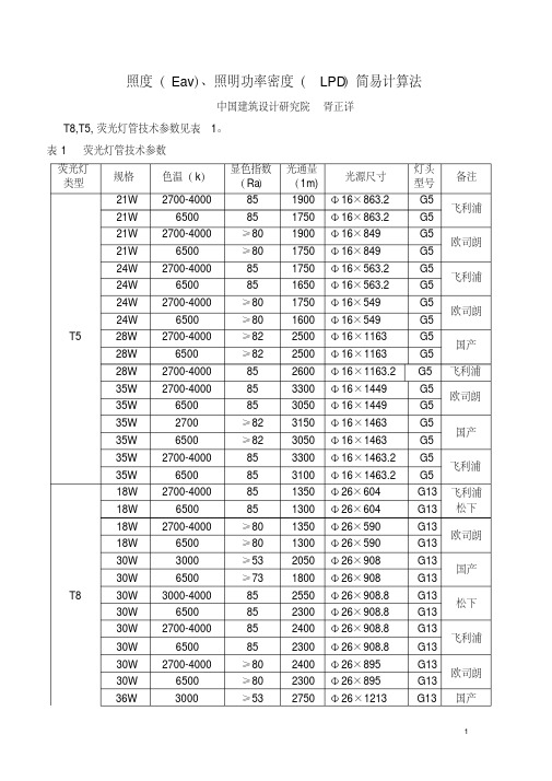 新版照度、照明功率密度计算法-新版-精选.pdf