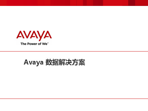 Avaya数据产品