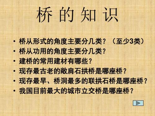 人教八上综合性学习《说不尽的桥》ppt课件3