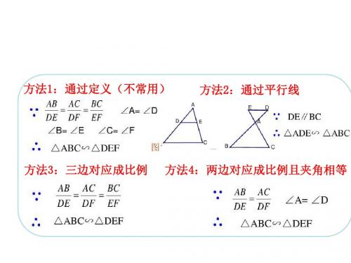 相似判定(两角)