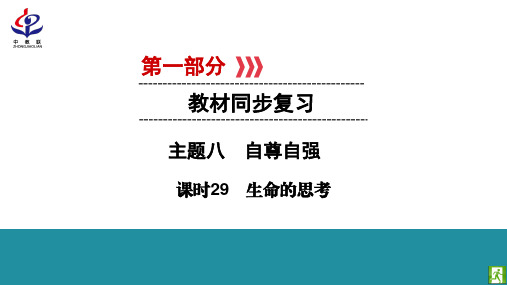 课时29 生命的思考     同步PPT课件    部编(统编)版九年级下《道德与法治》