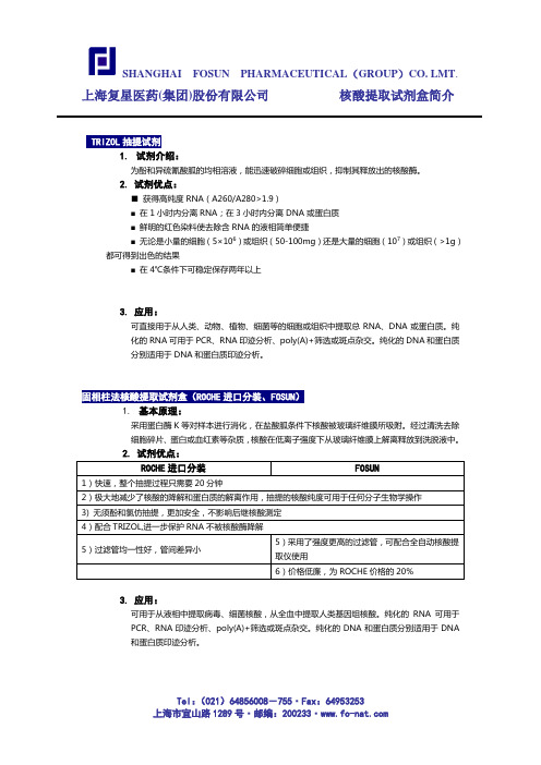 核酸提取试剂盒简介1.0