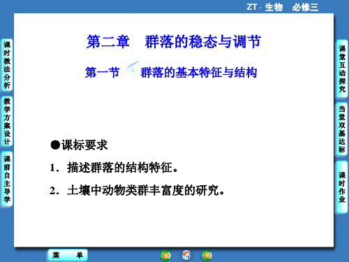 《第一节 群落的基本特征与结构》课件