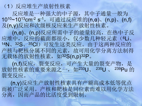 医学专题放射性核素的制备