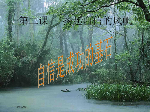 七年级政治下册 第二课 扬起自信的风帆 第2框 自信是成功的基石