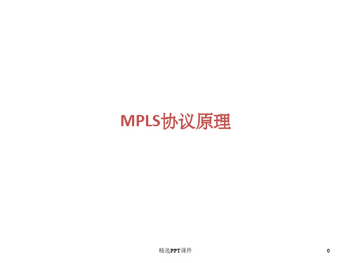 MPLS协议原理PPT课件