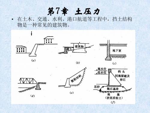 第7章  土压力