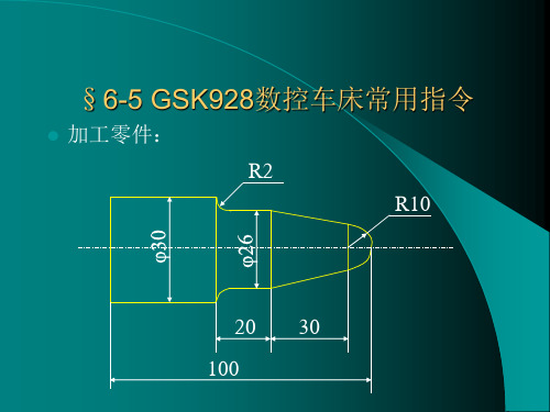 GSK928数控车床常用指令