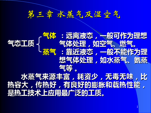 (4)水蒸气及湿空气