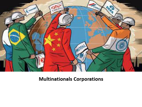 Lecture 3 - Multinational Corporations