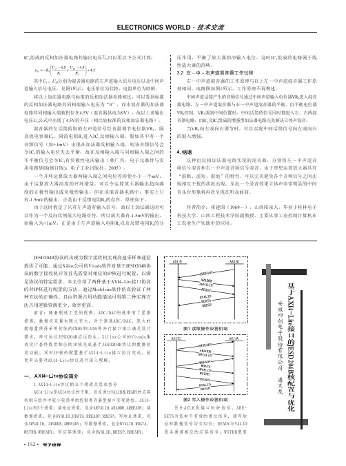基于axi4-lite接口的jesd204b核配置与优化