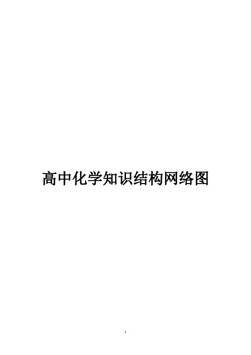 高中化学知识结构网络图 