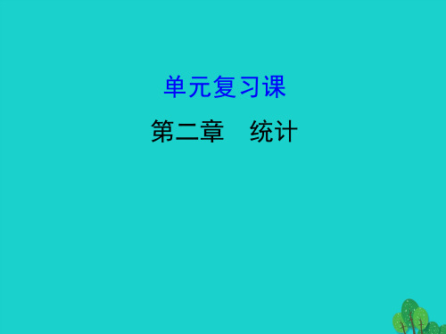 高中数学第二章统计单元复习课课件新人教A版必修3