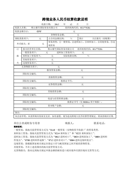 跨境业务人民币结算收款说明(新)1