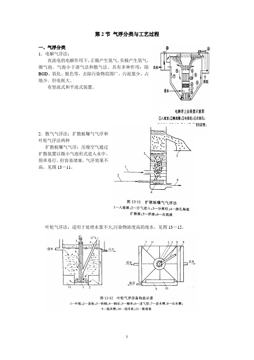 第2节 气浮分类与工艺过程