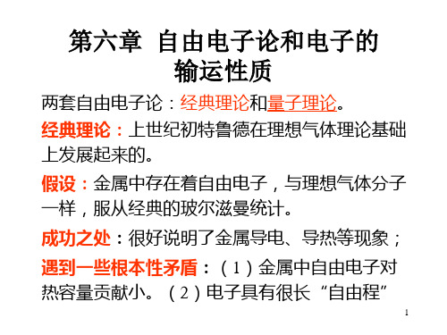 第六章_自由电子论和电子的运输性质