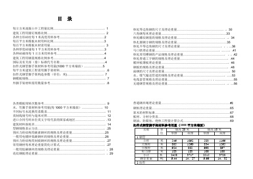 预算员实用手册大全