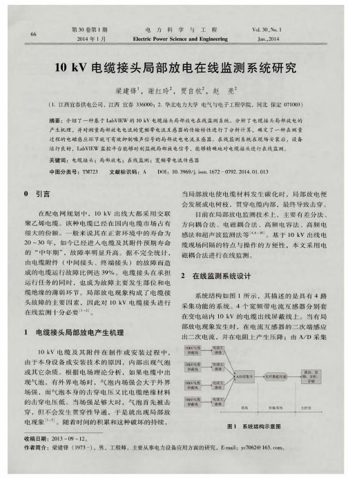 10 kV电缆接头局部放电在线监测系统研究