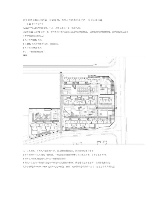 彩色总图的制作