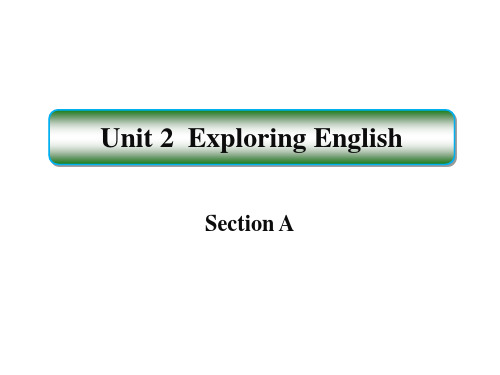 《ExploringEnglish》SectionAPPT课件