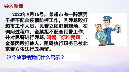 人教版道德与法治八年级上册法不可违PPT精品课件