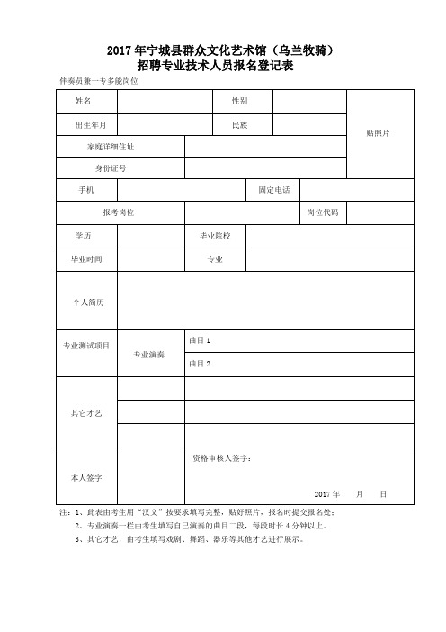 2017年宁城群众文化艺术馆乌兰牧骑