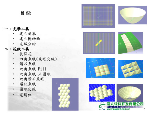 CATIA车灯反射面设计软件