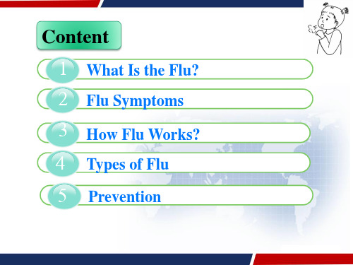 预防流感 英文版 PPT