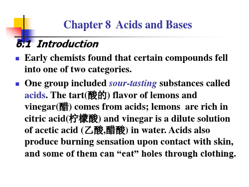 Acids and Bases