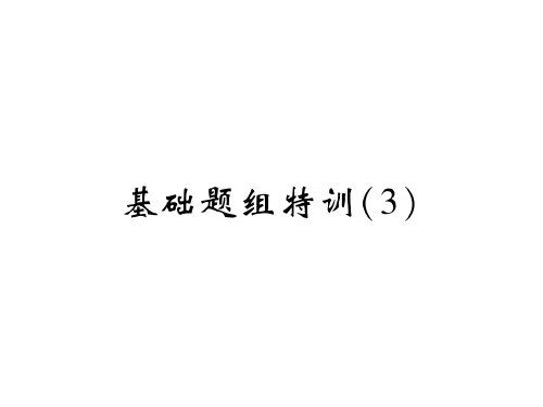 基础题组特训2020中考化学总复习课件 2PPT下载