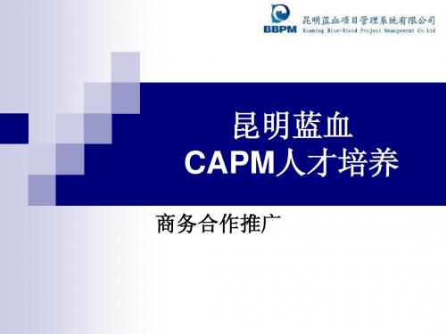 CAPM人才培训