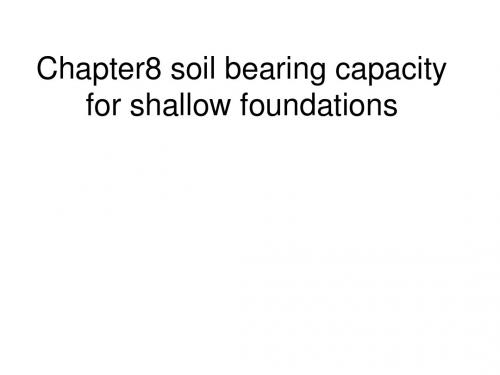 chapter8-soil+bearing+capacity+for+shall...