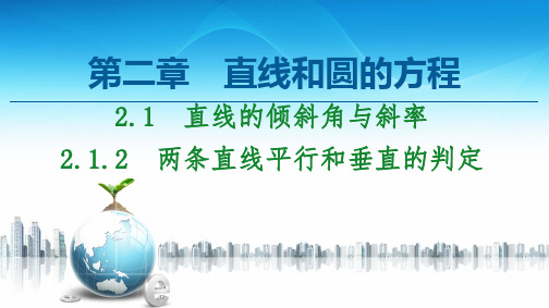 新教材人教A版选择性必修第一册  第2章 2.1 2.1.2两条直线平行和垂直的判定 课件(48张)