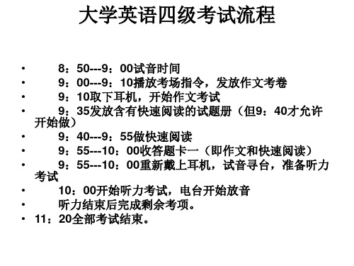 四六级考试流程图.ppt