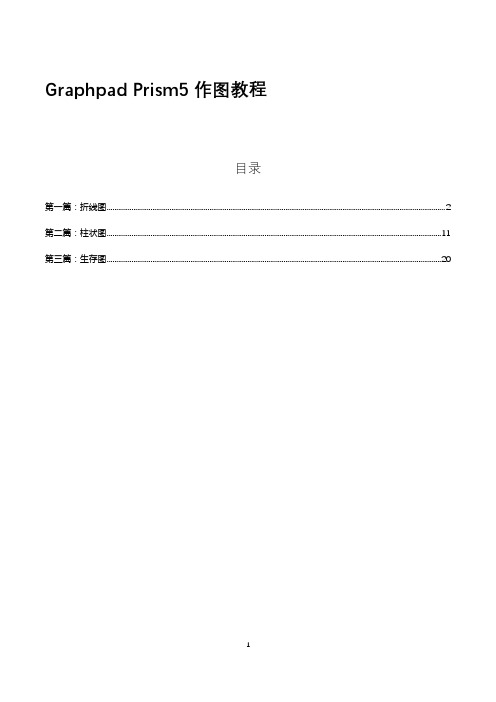 Graphpad Prism5作图教程