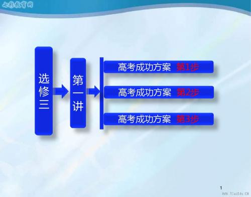 2013届高考生物选修ⅲ人教新课标一轮复习课件第1讲基因工程(精)